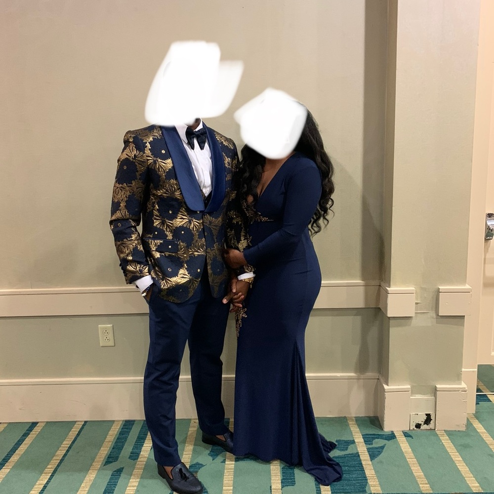 Blue Gown- Prom - Picture 3 of 3
